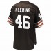 Cleveland Browns Don Fleming Men's NFL Pro Line Brown Retired Player Jersey