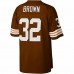 Cleveland Browns Jim Brown Men's Mitchell & Ness Brown Legacy Replica Jersey