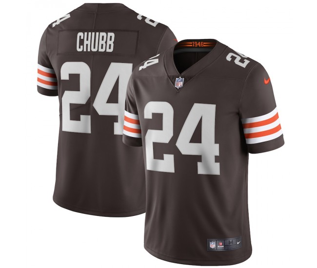 Cleveland Browns Nick Chubb Men's Nike Brown Vapor Limited Jersey