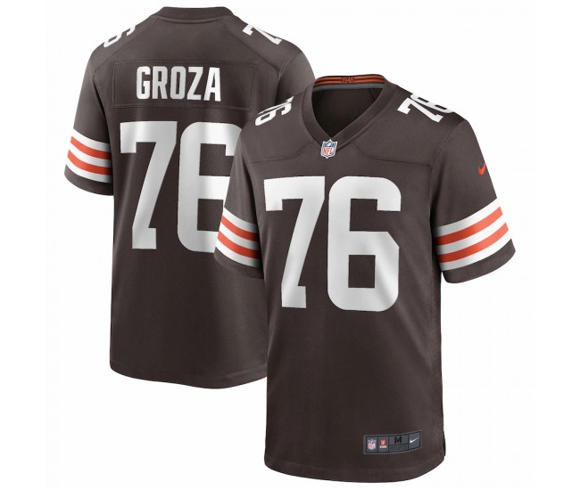 Cleveland Browns Lou Groza Men's Nike Brown Game Retired Player Jersey
