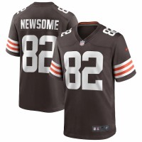Cleveland Browns Ozzie Newsome Men's Nike Brown Game Retired Player Jersey