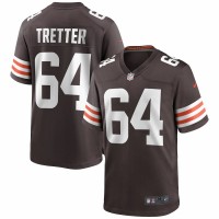 Cleveland Browns J.C. Tretter Men's Nike Brown Game Jersey