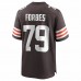 Cleveland Browns Drew Forbes Men's Nike Brown Game Jersey