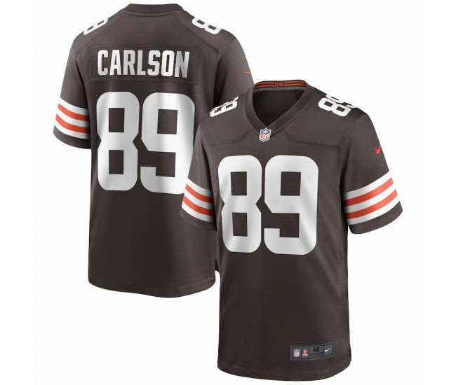 Cleveland Browns Stephen Carlson Men's Nike Brown Game Jersey