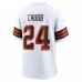 Cleveland Browns Nick Chubb Men's Nike White 1946 Collection Alternate Game Jersey