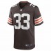 Cleveland Browns Ronnie Harrison Jr. Men's Nike Brown Game Jersey