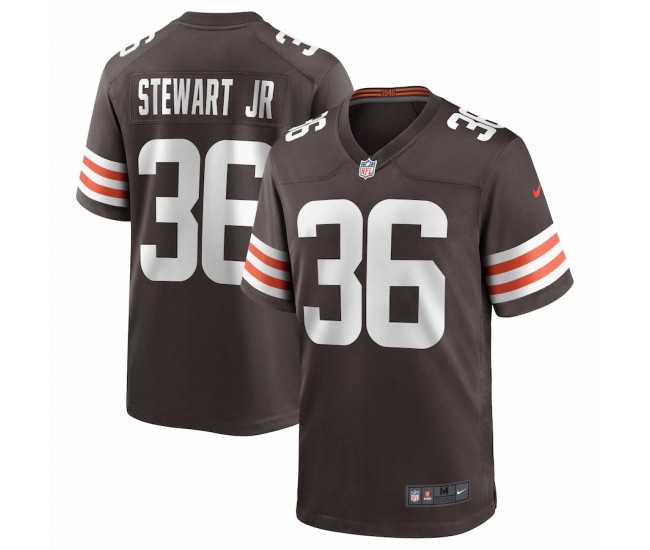 Cleveland Browns M.J. Stewart Jr. Men's Nike Brown Game Jersey
