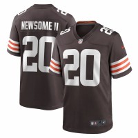 Cleveland Browns Gregory Newsome II Men's Nike Brown Game Jersey