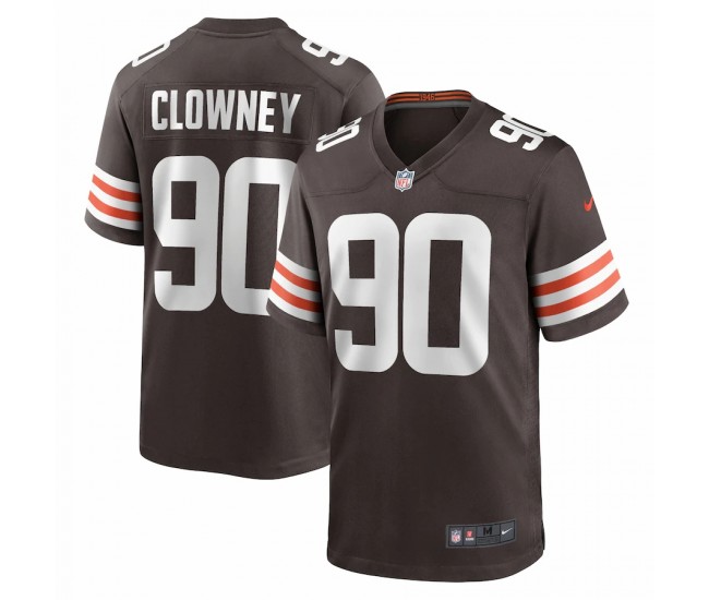 Cleveland Browns Jadeveon Clowney Men's Nike Brown Game Player Jersey