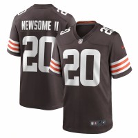 Cleveland Browns Greg Newsome II Men's Nike Brown Game Jersey