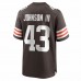 Cleveland Browns John Johnson III Men's Nike Brown Game Jersey