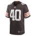 Cleveland Browns Johnny Stanton Men's Nike Brown Game Jersey