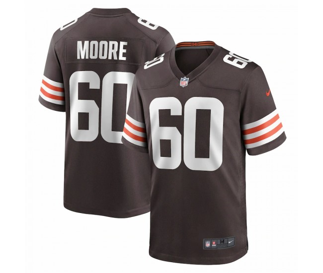 Cleveland Browns David Moore Men's Nike Brown Game Jersey