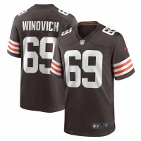 Cleveland Browns Chase Winovich Men's Nike Brown Game Jersey