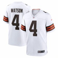 Cleveland Browns Deshaun Watson Men's Nike White Game Jersey