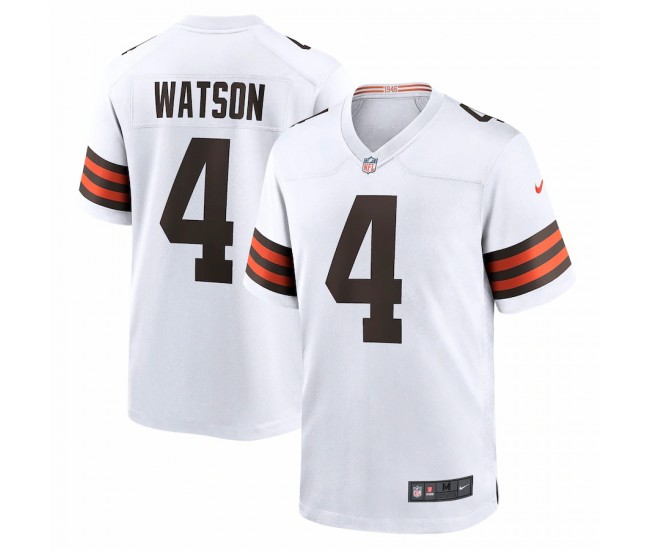 Cleveland Browns Deshaun Watson Men's Nike White Game Jersey