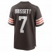 Cleveland Browns Jacoby Brissett Men's Nike Brown Game Jersey