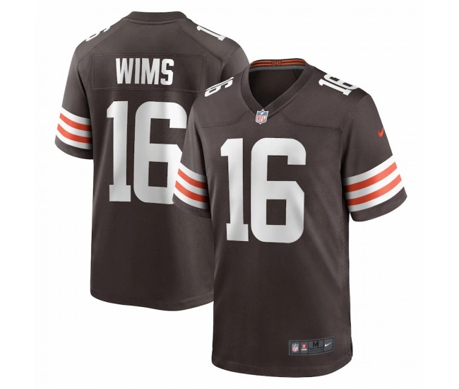 Cleveland Browns Javon Wims Men's Nike Brown Game Jersey