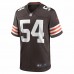 Cleveland Browns Willie Harvey Men's Nike Brown Player Game Jersey