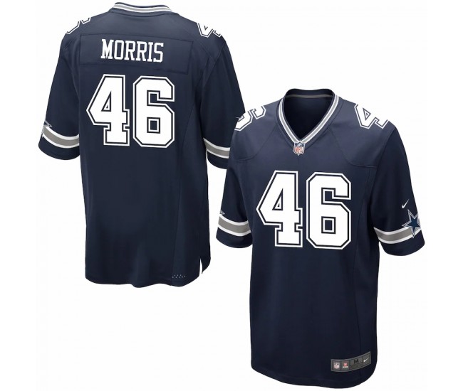 Dallas Cowboys Alfred Morris Men's Nike Navy Game Jersey