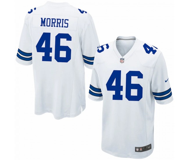 Dallas Cowboys Alfred Morris Men's Nike White Game Jersey