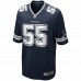 Dallas Cowboys Leighton Vander Esch Men's Nike Navy Game Player Jersey