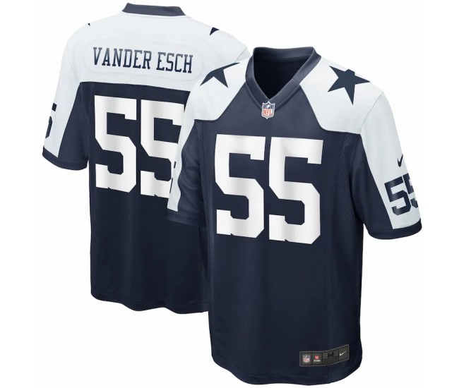 Dallas Cowboys Leighton Vander Esch Men's Nike Navy Alternate Game Jersey
