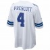 Dallas Cowboys Dak Prescott Men's Nike White Game Team Jersey