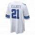 Dallas Cowboys Ezekiel Elliott Men's Nike White Team Game Jersey