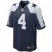 Dallas Cowboys Dak Prescott Men's Nike Navy Alternate Game Team Jersey