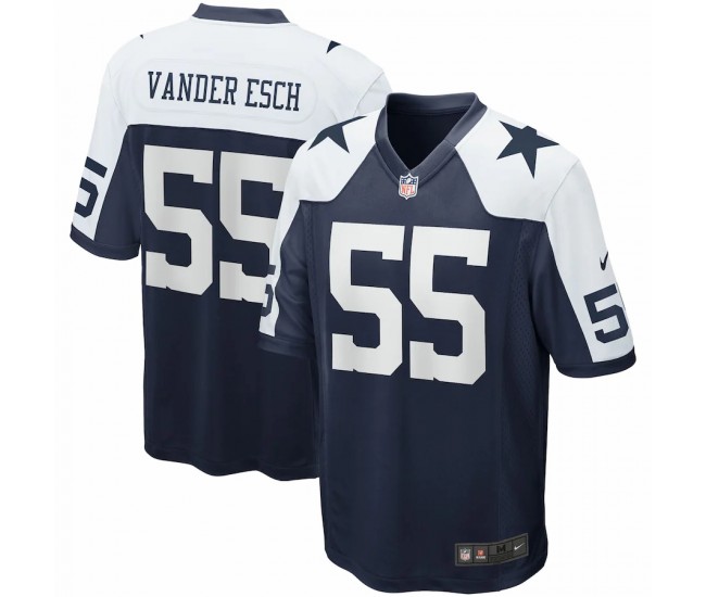 Dallas Cowboys Leighton Vander Esch Men's Nike Navy Alternate Game Team Jersey