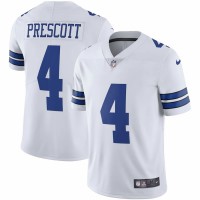 Dallas Cowboys Dak Prescott Men's Nike White Vapor Limited Player Jersey