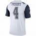 Dallas Cowboys Dak Prescott Men's Nike White Color Rush Legend Player Jersey