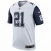 Dallas Cowboys Ezekiel Elliott Men's Nike White Color Rush Legend Player Jersey