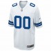 Dallas Cowboys Men's Nike White Custom Game Jersey