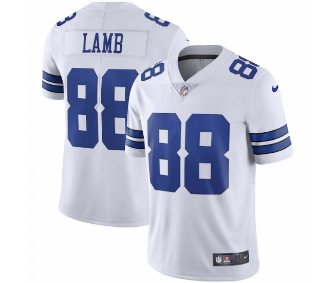 Dallas Cowboys CeeDee Lamb Men's Nike White Vapor Limited Jersey