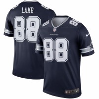 Dallas Cowboys CeeDee Lamb Men's Nike Navy Legend Jersey