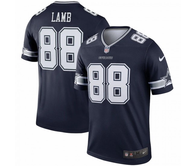 Dallas Cowboys CeeDee Lamb Men's Nike Navy Legend Jersey