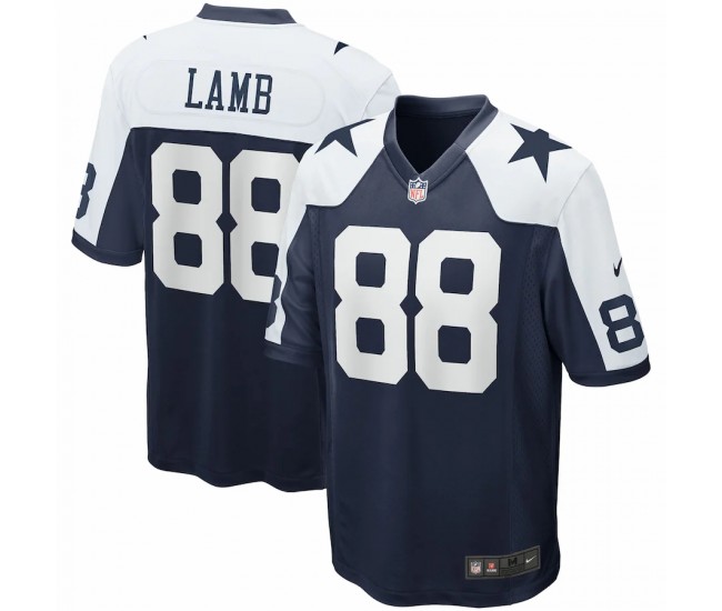 Dallas Cowboys CeeDee Lamb Men's Nike Navy Alternate Game Team Jersey