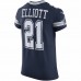 Dallas Cowboys Ezekiel Elliott Men's Nike Navy Vapor Elite Jersey