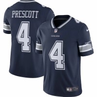 Dallas Cowboys Dak Prescott Men's Nike Navy Vapor Limited Player Jersey