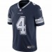 Dallas Cowboys Dak Prescott Men's Nike Navy Vapor Limited Player Jersey