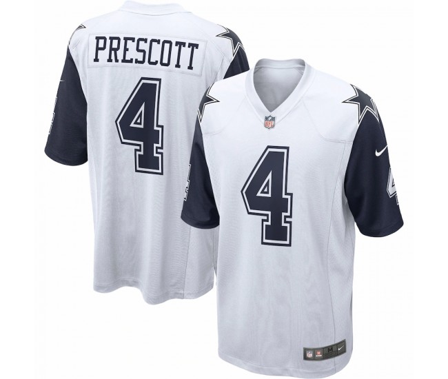 Dallas Cowboys Dak Prescott Men's Nike White Alternate Game Jersey