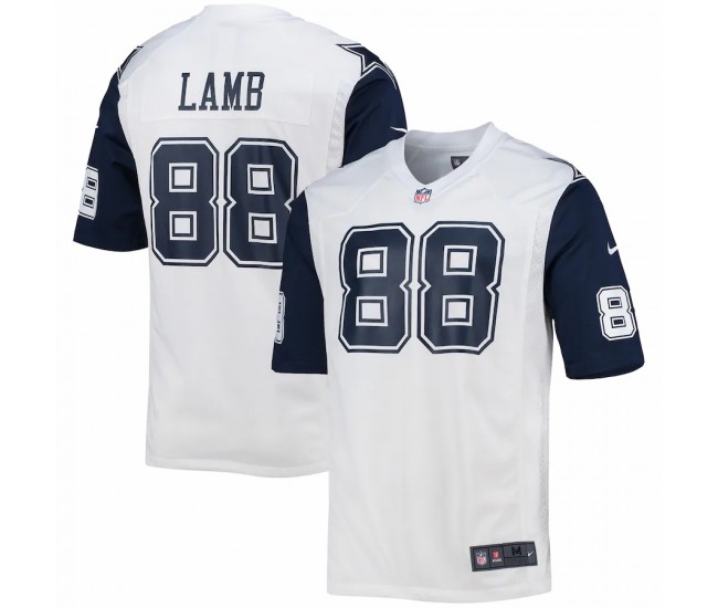 Dallas Cowboys CeeDee Lamb Men's Nike White Alternate Game Jersey