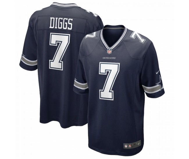 Dallas Cowboys Trevon Diggs Men's Nike Navy Game Jersey