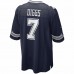 Dallas Cowboys Trevon Diggs Men's Nike Navy Game Jersey