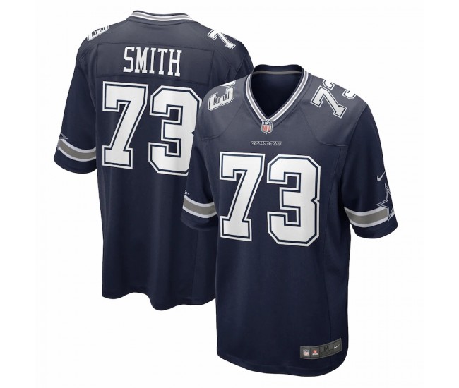 Dallas Cowboys Tyler Smith Men's Nike Navy 2022 NFL Draft First Round Pick Game Jersey