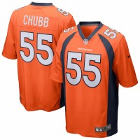 Denver Broncos Bradley Chubb Men's Nike Orange Game Jersey