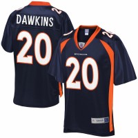 Denver Broncos Brian Dawkins Men's NFL Pro Line Navy Retired Player Jersey