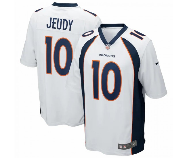Denver Broncos Jerry Jeudy Men's Nike White Game Jersey